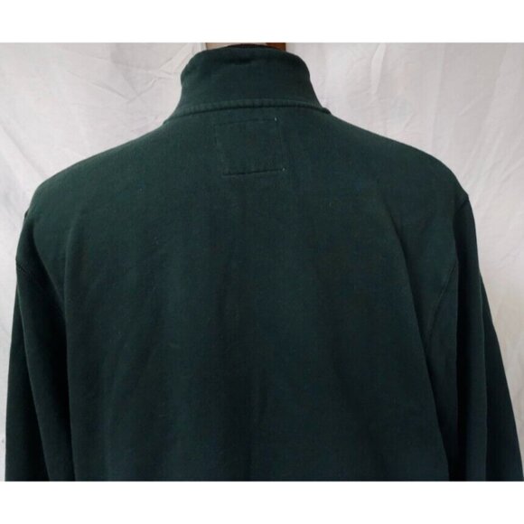 Old Navy Mens XL Green Fleece Zip Up Outdoor Casual Long Sleeve Pockets Jacket - Picture 8 of 12